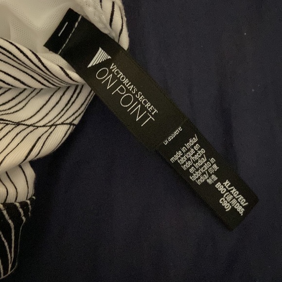 Victoria’s Secret (2) NWOT On Point Sports Bra Bralette Tie Up Strappy Back - Picture 2 of 5